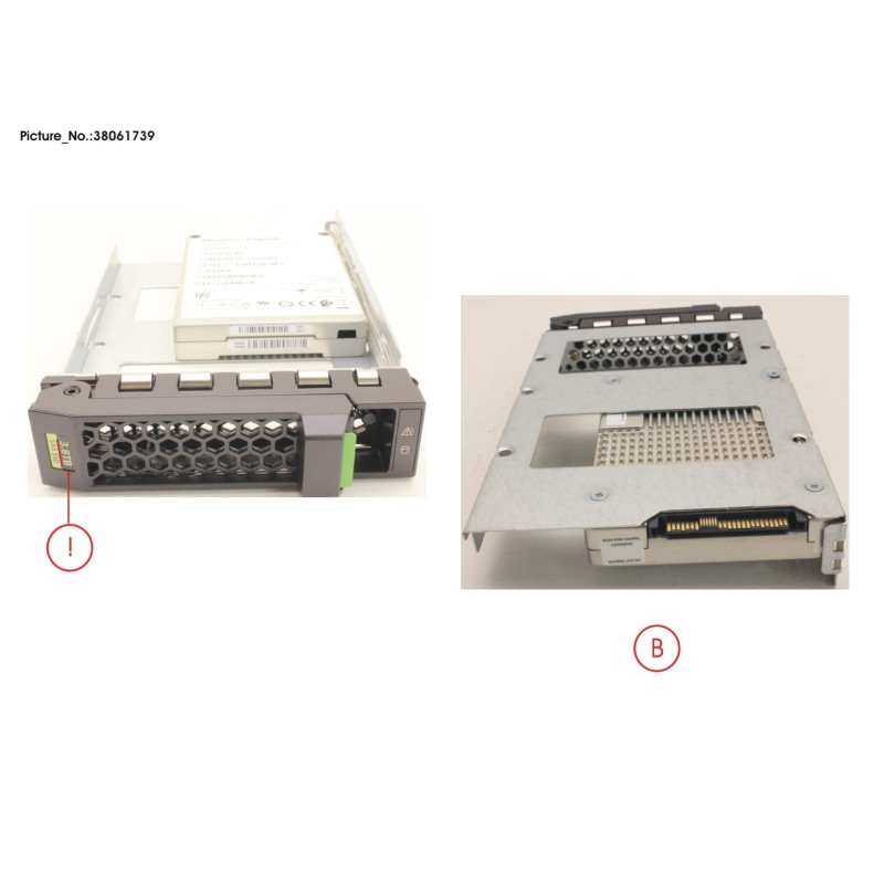 38061739 - SSD SAS 12G 3.84TB READ-INT. 3.5  H-P EP
