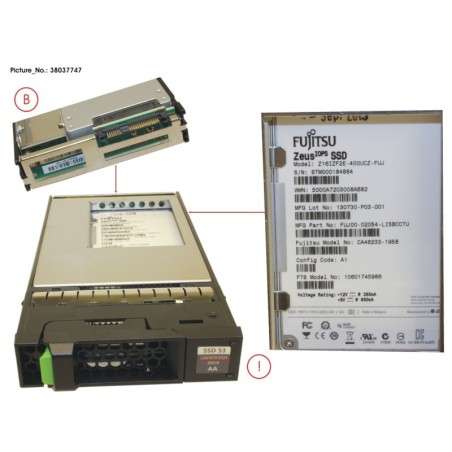 38037747 - DX S3 SSD MLC 3.5  400GB X1