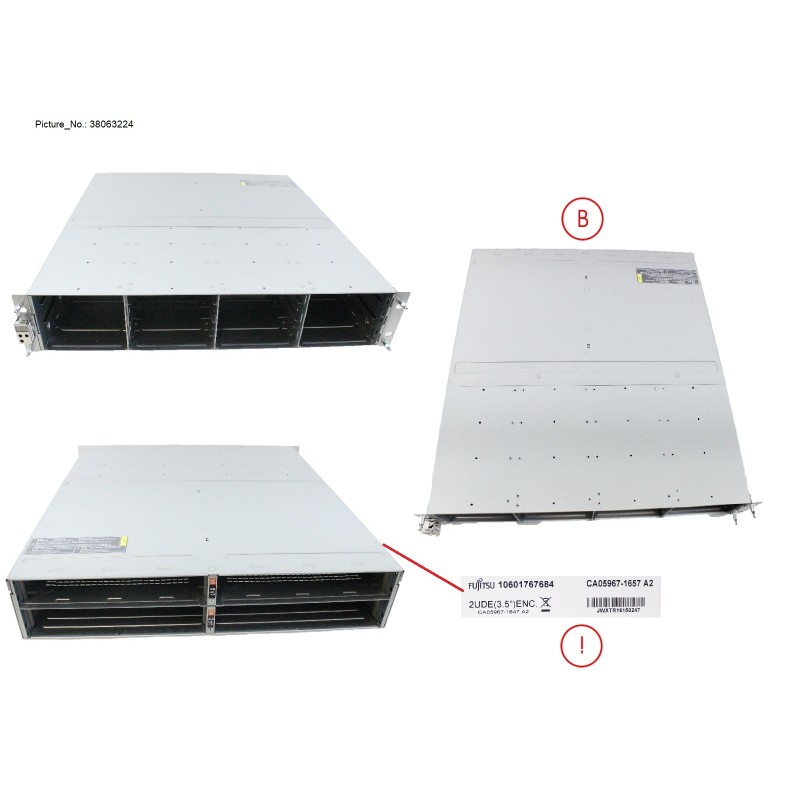 38063224 - JX40 S2 SPARE ENCLOSURE WO PSU A. IOM