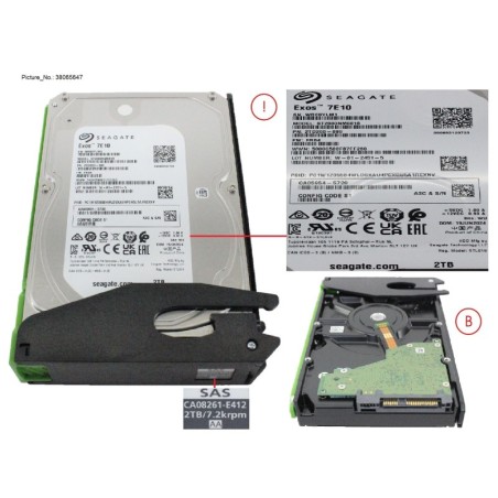 38065647 - DX S3.S4 HDDE HD DRIVE 2TB 7.2K