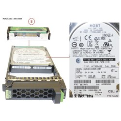 38043024 - JX40 S2 2.5  HD SAS 450GB 10k 12G 512E