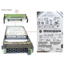 38043026 - JX40 S2 2.5  HD SAS 900GB 10k 12G 512E