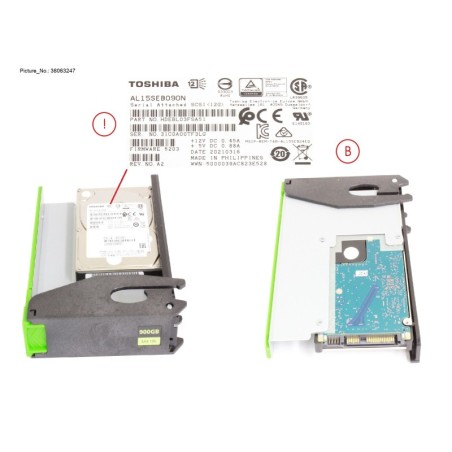38063247 - JX60 S2 HD SAS 900GB 10K 12G 512N