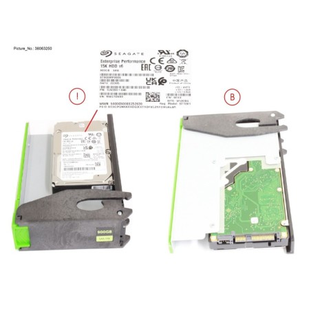 38063250 - JX60 S2 HD SAS 900GB 15K 12G 512N