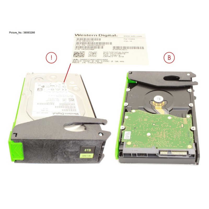 38063266 - JX60 S2 HD SAS 8TB 7K2 12G 512E
