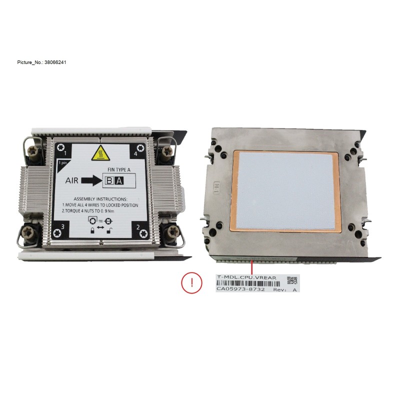 38066241 - VALUE HEATSINK REAR