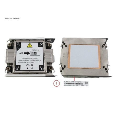 38066241 - VALUE HEATSINK REAR