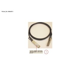 38064013 - INTEL COP. CABLE. 100GB.S. QSFP.LSZH. 2M