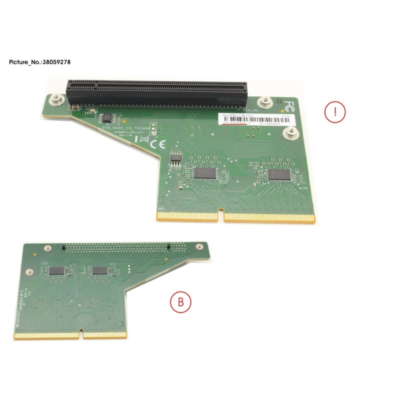 38059278 - GPU RISER (L) P2  .A3C40200650