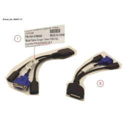 38059119 - DONGLE CABLE (USB.VGA)