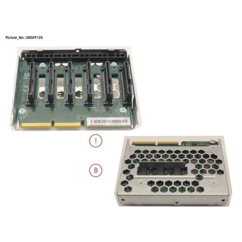 38059125 - 2.5  HDD CAGE (X6 . HDD)