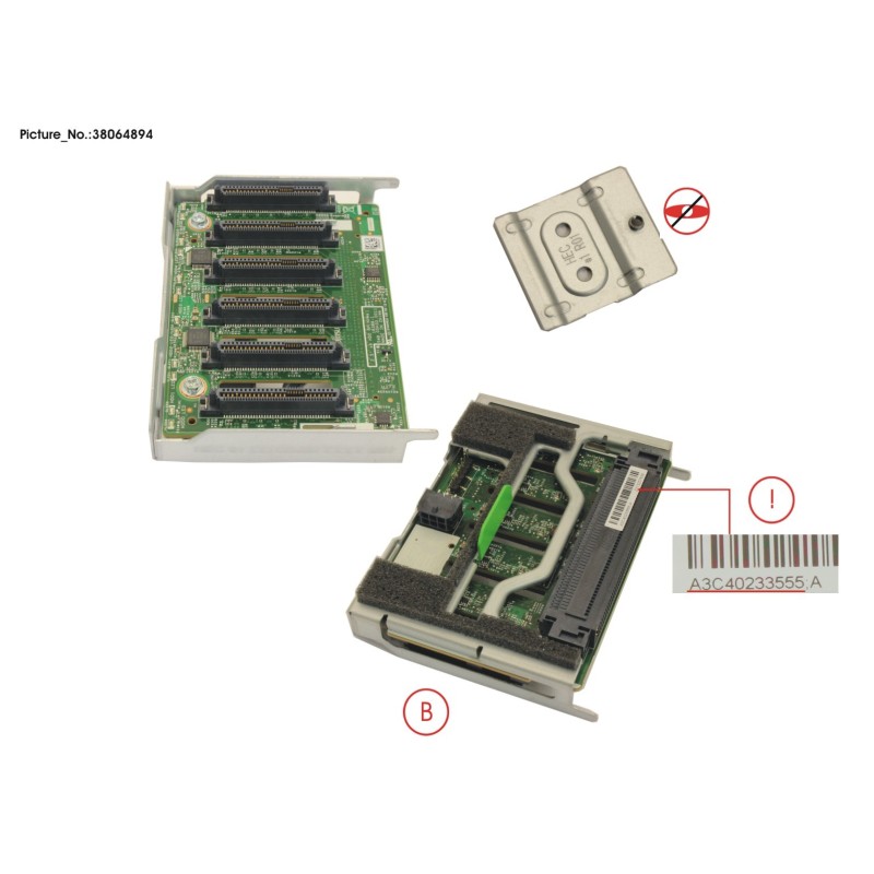38064894 - SFFX6 NVME-BP ASSY