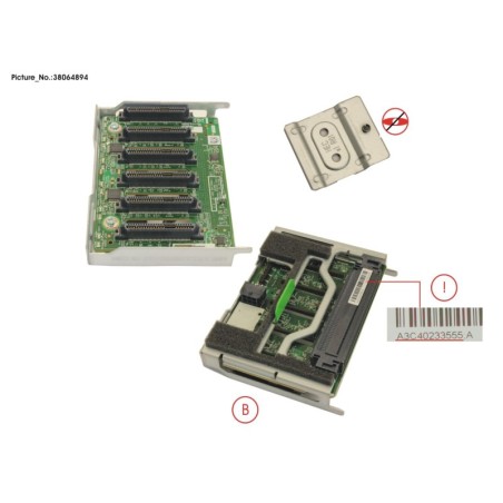 38064894 - SFFX6 NVME-BP ASSY