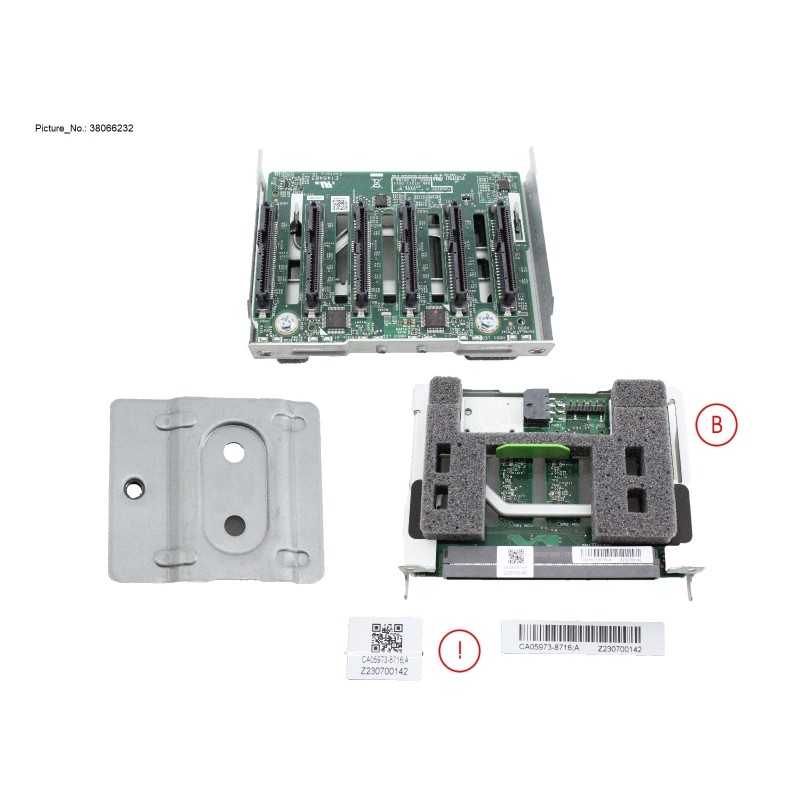 38066232 - SFFX6 NVME-BP ASSY