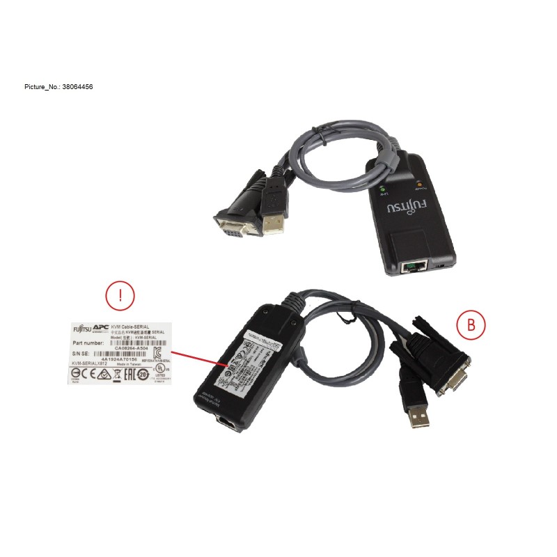 38064456 - KVM CABLE-SERIAL