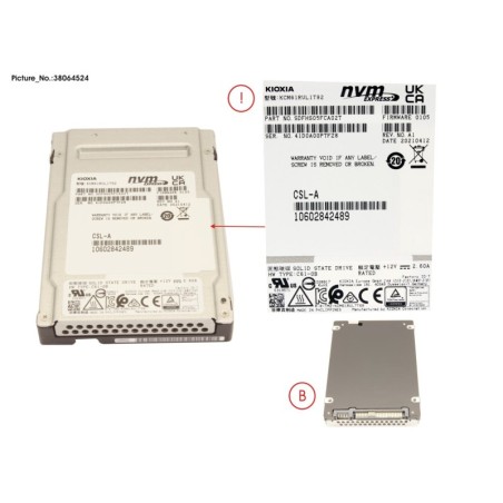 38064524 - SSD PCIE4 SFF RI 1.92TB