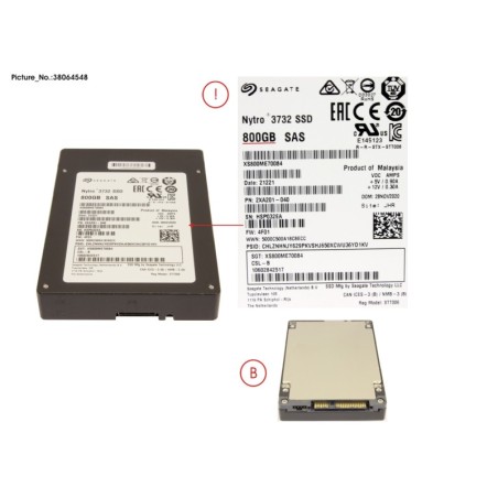 38064548 - SSD SAS 12G WI 800GB