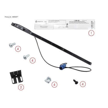 38064977 - BASIC PDU 32A IEC309 36XC13 6XC19