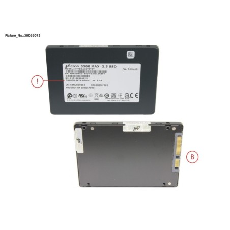 38065093 - SSD SATA 6G 3.84TB MU
