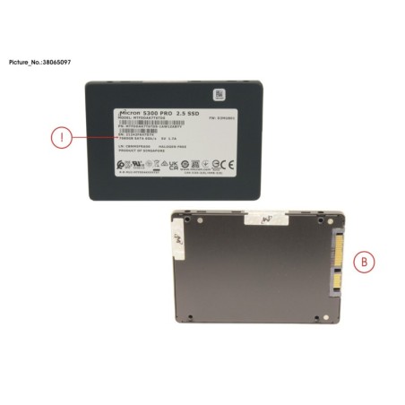 38065097 - SSD SATA 6G RI 7.68TB