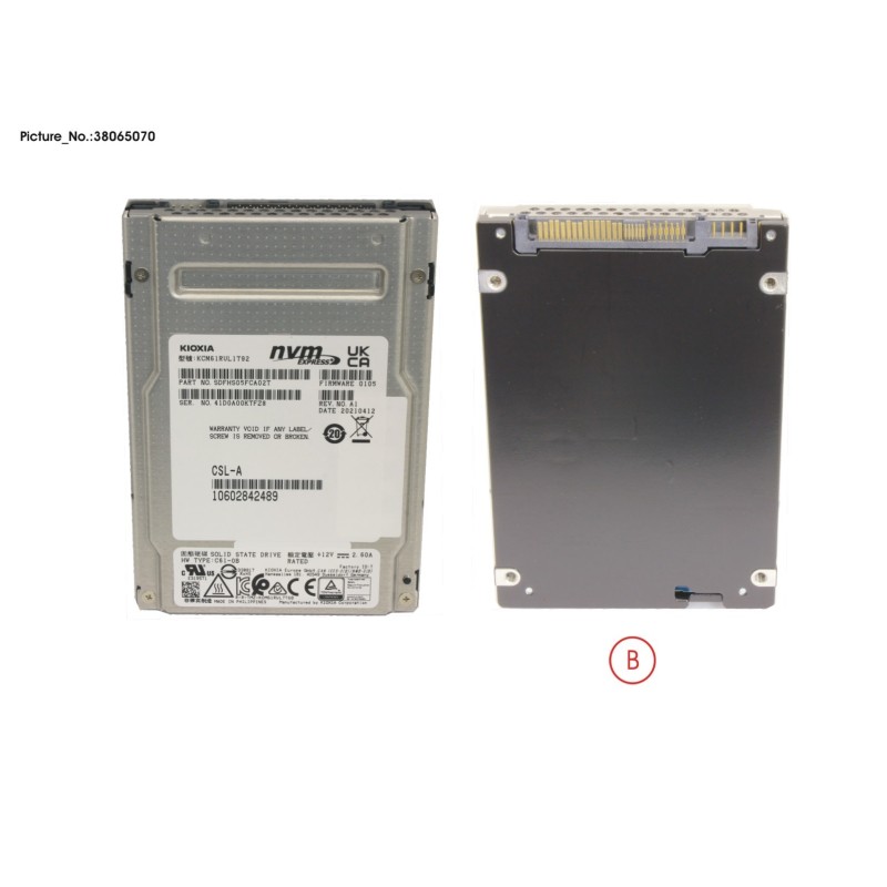 38065070 - SSD PCIE4 SFF RI 1.92TB