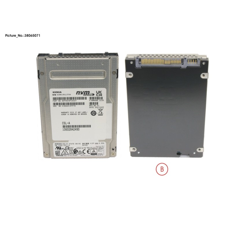 38065071 - SSD PCIE4 SFF RI 3.84TB