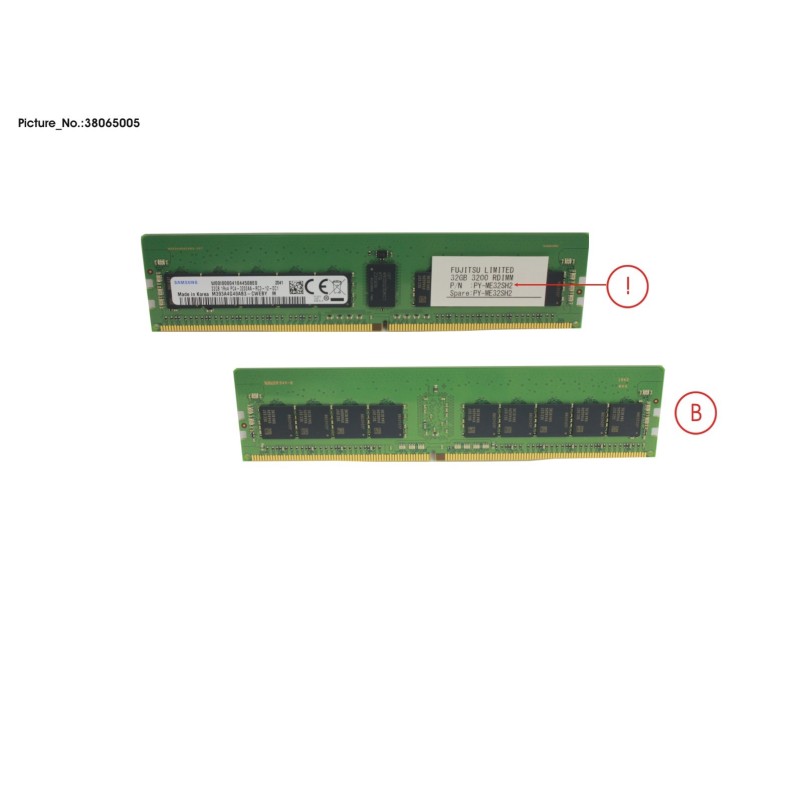 38065005 - DDR4 3200 RDIMM 1RX4 32GB