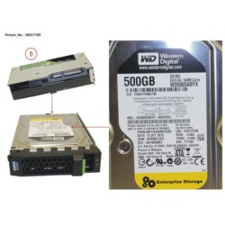 38037789 - HD SATA 6G 500GB 7.2K HOT PL 3.5   BC
