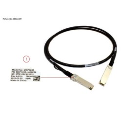 38064409 - MELLANOX COP. CABLE. 200GB.S. QSFP.LSZH.