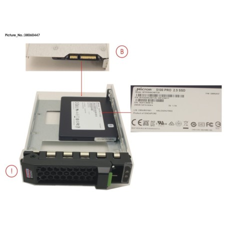 38060447 - SSD SATA 6G 240GB READ-INT. 3.5  H-P EP