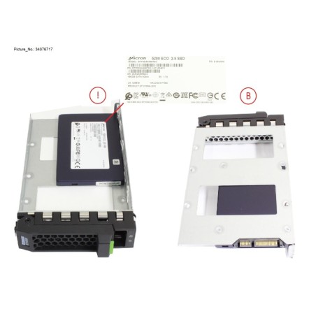 34076717 - SSD SATA 6G 480GB READ-INT. 3.5  H-P EP