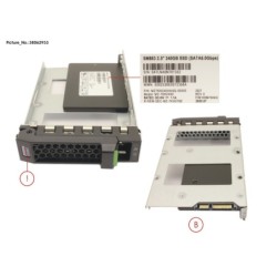 38062933 - SSD SATA 6G 240GB MIXED-USE 3.5  H-P EP