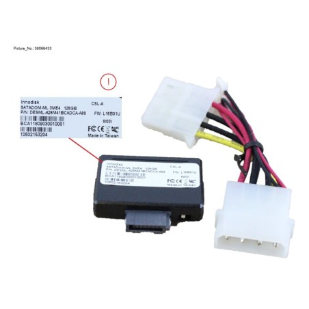 38066433 - SATADOM 3ME4 128GB 6G V MLC P7