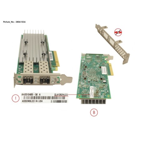 38061036 - PCNA EP QL41262 2X10G.25G SFP28