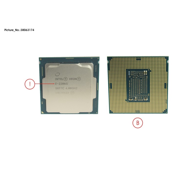 38063174 - CPU XEON E-2286G 4.0GHZ 95W