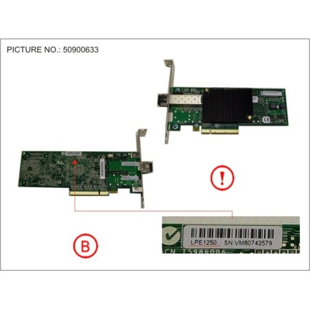 38008802 - FC CTRL 8GBIT.S LPE1250 MMF LC FH