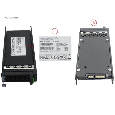 38066858 - SSD SATA 6G MU 960GB SED IN SFF SLIM
