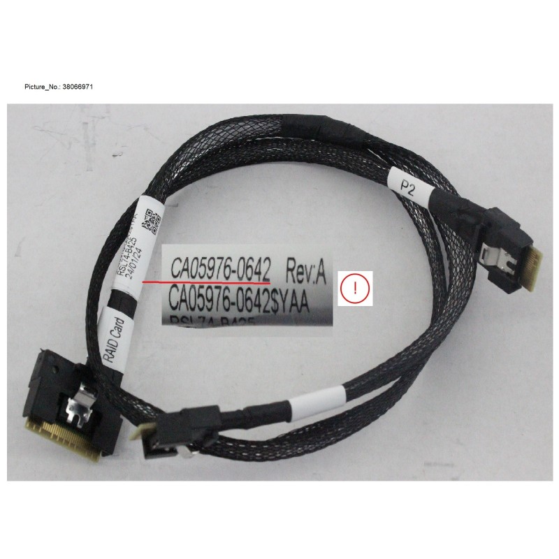38066971 - RAID CARD TO 3.5 HDD BP. 1 TO 2