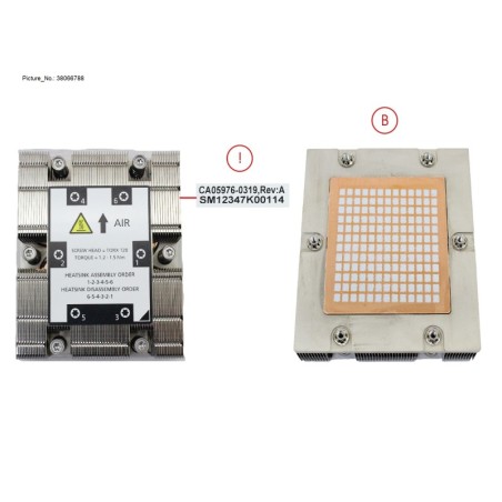 38066788 - 1U CPU HEATSINK_AL