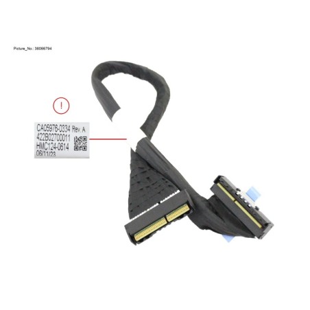 38066794 - MCIO CABLE. MB X16 TO MB X16