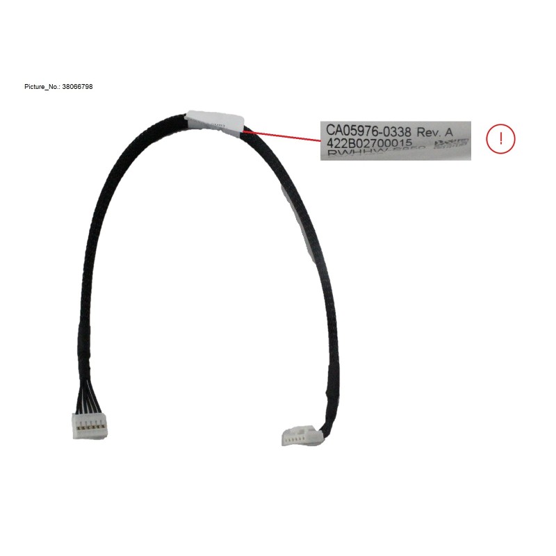 38066798 - OOB SIGNAL CABLE. MB TO 2.5X10 FHSBP