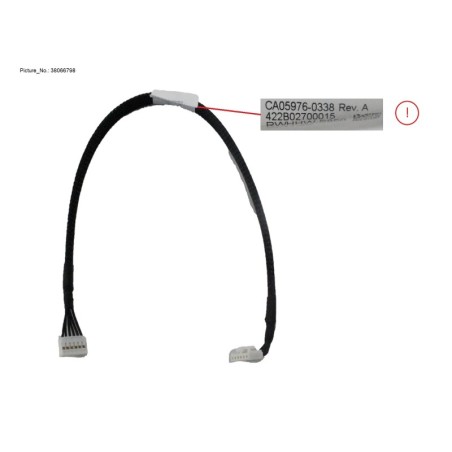 38066798 - OOB SIGNAL CABLE. MB TO 2.5X10 FHSBP