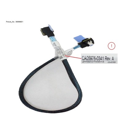 38066801 - SLIMLINE SAS CABLE. SAS EXP C3 TO 2.5X10