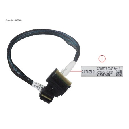 38066804 - SLIMLINE SAS CABLE. INT RAID TO 2.5 RHSB