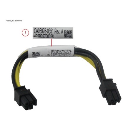 38066808 - POWER CABLE. MB TO 2.5 RHSBP