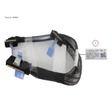 38066811 - MCIO CABLE. MB TO 2.5X10 FHSBP. 1 TO 2