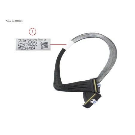 38066813 - MCIO CABLE. MB TO 2.5X10 FHSBP P3. 1 TO