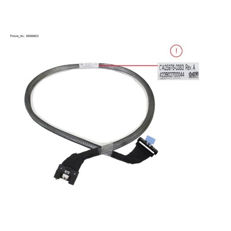 38066823 - NVME CABLE. SLOT1 C0 P1 TO 2.5X10 FHSBP