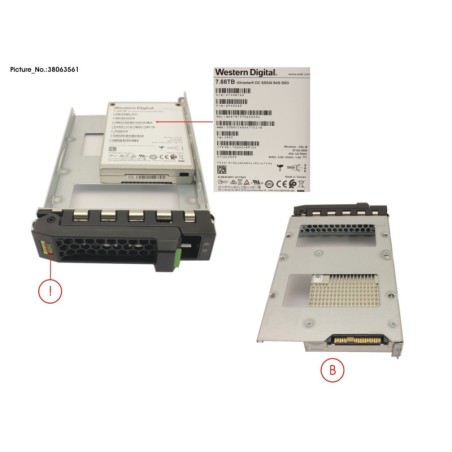 38063561 - SSD SAS 12G 7680GB RI SFF IN LFF NEXPDES