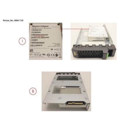 38061735 - SSD SAS 12G 3.2TB MIXED-USE 3.5  H-P EP